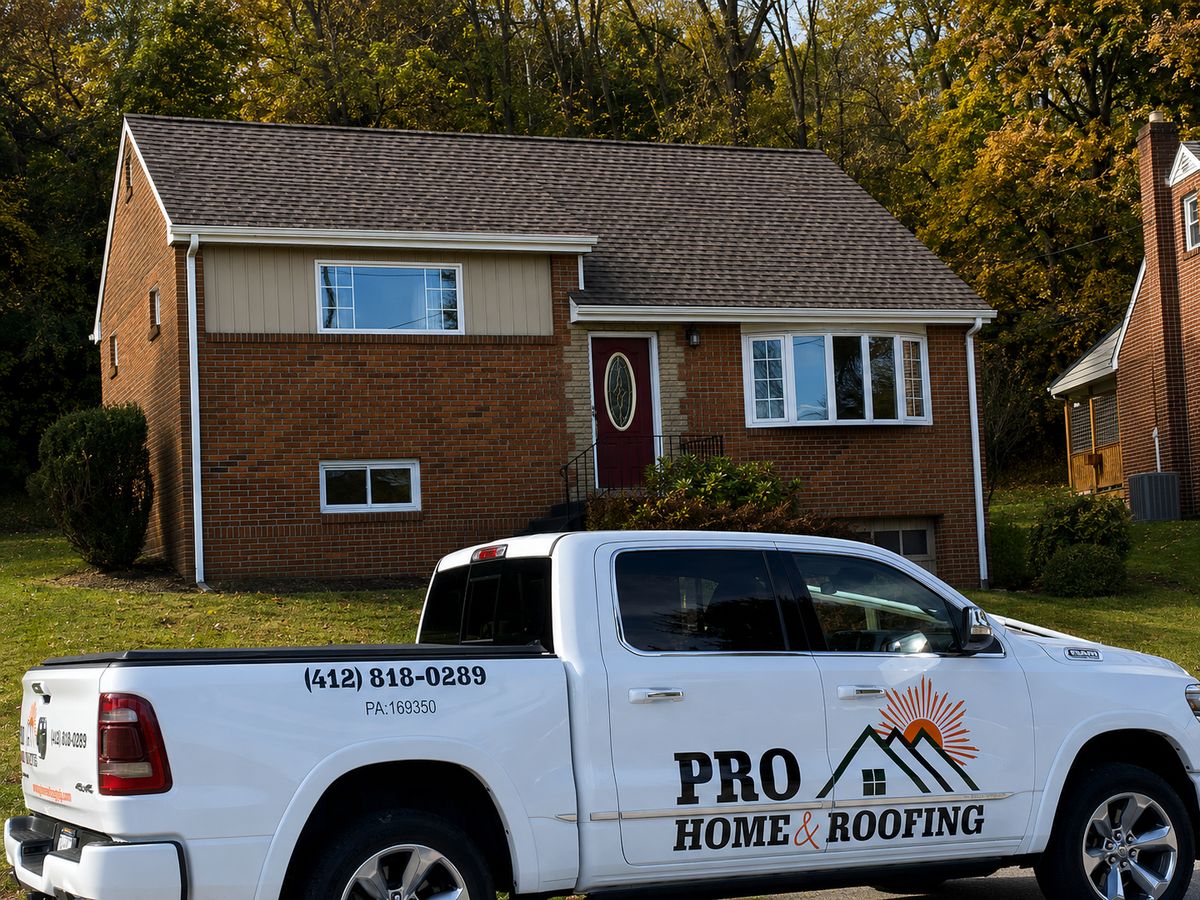 The same Pittsburgh home with a finished CertainTeed shingle roof